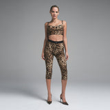 DOLCE&GABBANA x SKIMS Leopard bustier