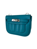 Hermes Berline Bag 21 Blue with long strap