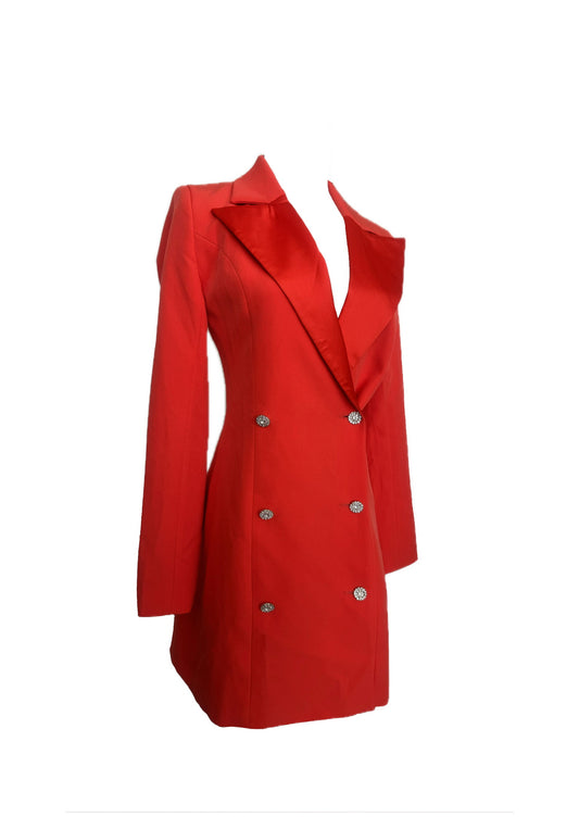 Meshki red suit dress