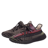 Adodas Yeezy multicolor knit and mesh fabric sneakers