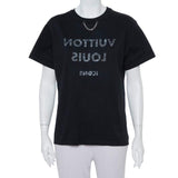 Louis Vuitton Black Icons Printed Cotton Crewneck T-Shirt