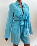 Fedeli Blue Shorts Set