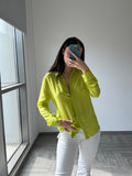 Falconeri green button up Blouse