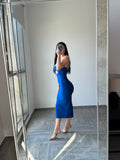 Blue Midi Dress