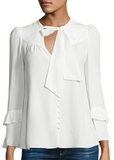 Derek Lam 10 Crosby White Blouse