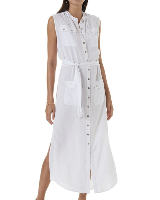 Melissa Odabash Charlene white long dress