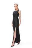 Gizia black long dress