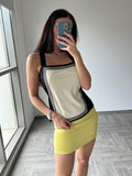 Meshki yellow Skirt