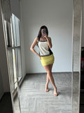 Meshki yellow Skirt