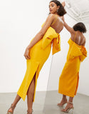 ASOS yellow Dress New