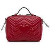 Gucci Marmont Matelasse Red Shoulder Bag