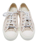 Dior Pink/White Oblique Embroidered Fabric Walk'n'Dior Sneakers