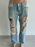 Dolce & Gabbana Tattered Jeans