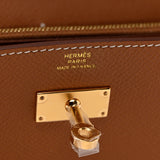 New Hermes Kelly To Go bag with gold hardware