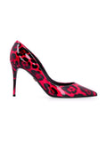 New Dolce & Gabbana leopard pink stiletto pumps