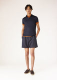 Loro Piana navy blue polo shirt