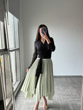 Ralph Lauren pastel green long Skirt