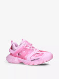 Balenciaga Pink Clear Sole Track Sneakers