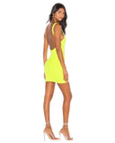 Superdown yellow mini dress