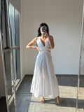 Manera Odevatca white long Dress