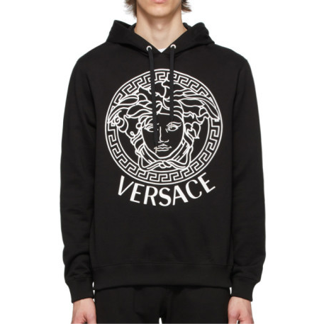 Versace Black Medusa Hoodie