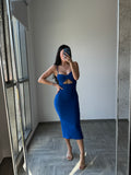 Blue Midi Dress