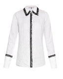 Jupe by Jackie white polo top