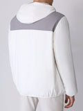 Brunello Cucinelli white water resistant hooded jacket