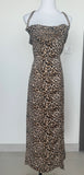 Manera Odevatca animal print long Dress