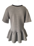 Christian Dior Grey Wool Sweater Top