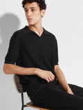 Zegna black polo shirt