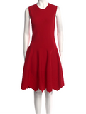 Alexander McQueen red dress