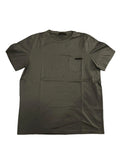 Perfect Prada dark green logo t shirt