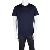 Excellent Prada navy blue logo t shirt