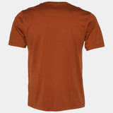 Excellent Z Zegna copper brown logo t shirt