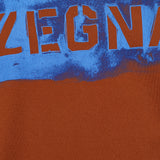 Excellent Z Zegna copper brown logo t shirt