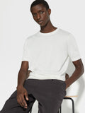 Zegna white cotton classic crewneck t shirt