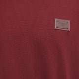 Dolce & Gabbana burgandy crewneck casual t shirt