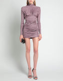 Saint Laurent Sheath Mauve Dress