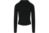 Versace black long sleeve top