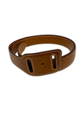 Hermes brown barenia leather vintage 2006 belt