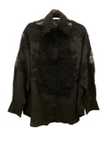 Ermanno Scervino black lace shirt