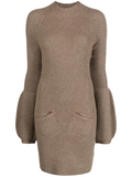 Alexander Wang mock neck knitted wool dress