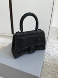 Balenciaga Hourglass Crystal Black bag