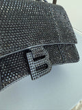 Balenciaga Hourglass Crystal Black bag