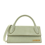 Jacquemus Nubuckle Chinquito Green small bag