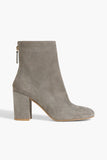 New Gianvito Rossi Grey Suede Anckle Boots