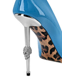 Philipp Plein patent Blue Pumps