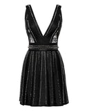 Philipp Plein Leather Stud dress