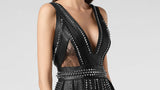 Philipp Plein Leather Stud dress